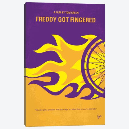 Freddy Got Fingered Minimal Movie Poster Canvas Print #CKG540} by Chungkong Canvas Art