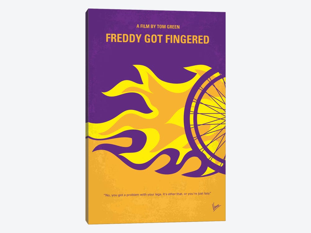 Freddy Got Fingered Minimal Movie Poster by Chungkong 1-piece Canvas Print