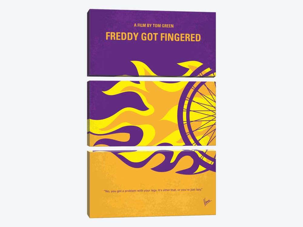 Freddy Got Fingered Minimal Movie Poster by Chungkong 3-piece Art Print