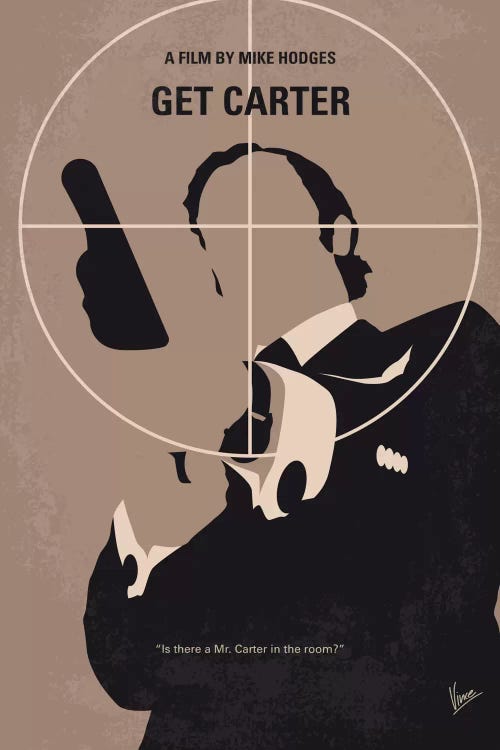 Get Carter Minimal Movie Poster