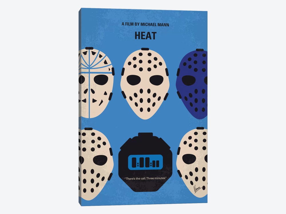 Heat Minimal Movie Poster by Chungkong 1-piece Art Print