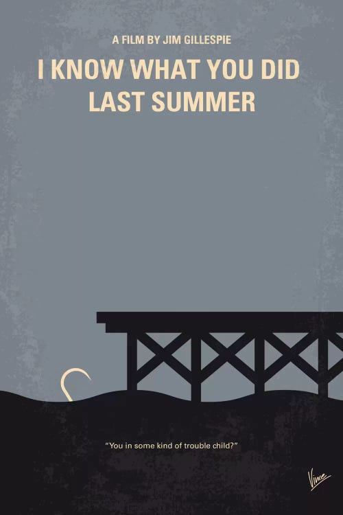 I Know What You Did Last Summer Minimal Movie Poster