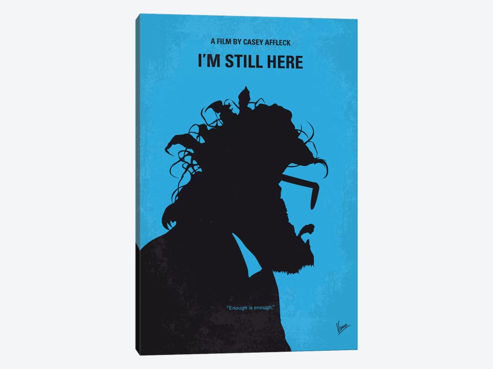 I'm Still Here Minimal Movie Poster by Chungkong 1-piece Canvas Print