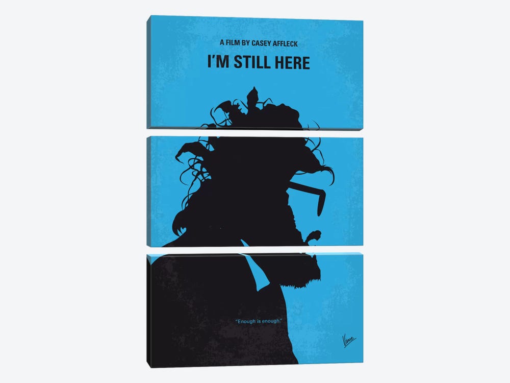 I'm Still Here Minimal Movie Poster by Chungkong 3-piece Art Print