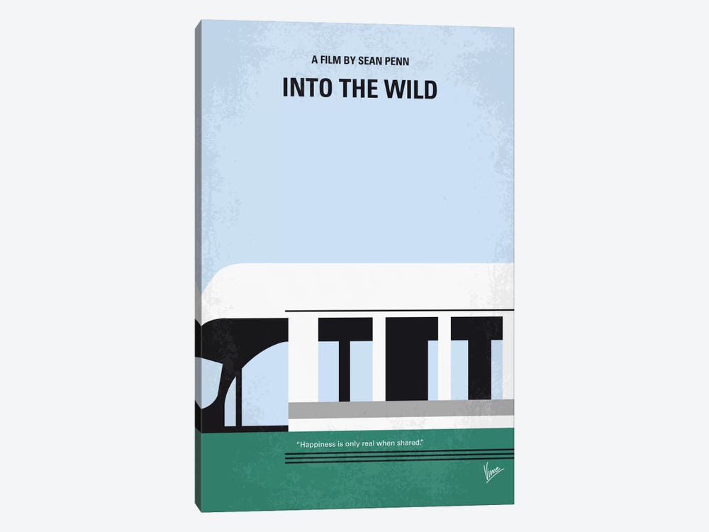 Into The Wild Minimal Movie Poster by Chungkong 1-piece Art Print