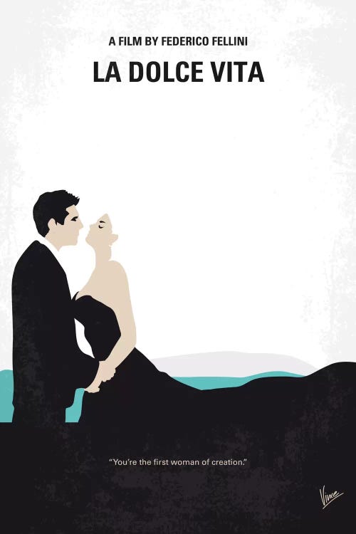 La Dolce Vita Minimal Movie Poster