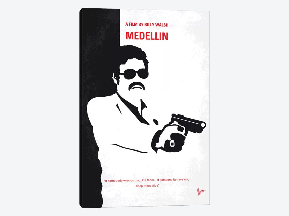 Medellin Minimal Movie Poster by Chungkong 1-piece Art Print