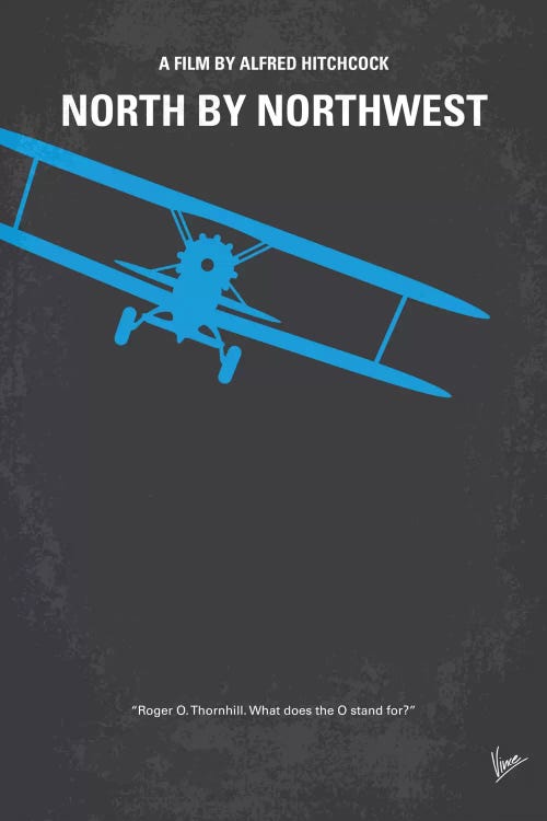 North By Northwest Minimal Movie Poster