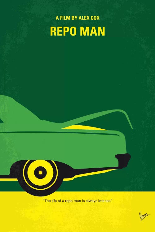 Repo Man Minimal Movie Poster