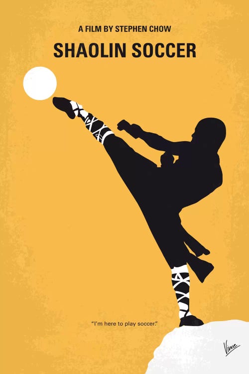 Shaolin Soccer Minimal Movie Poster