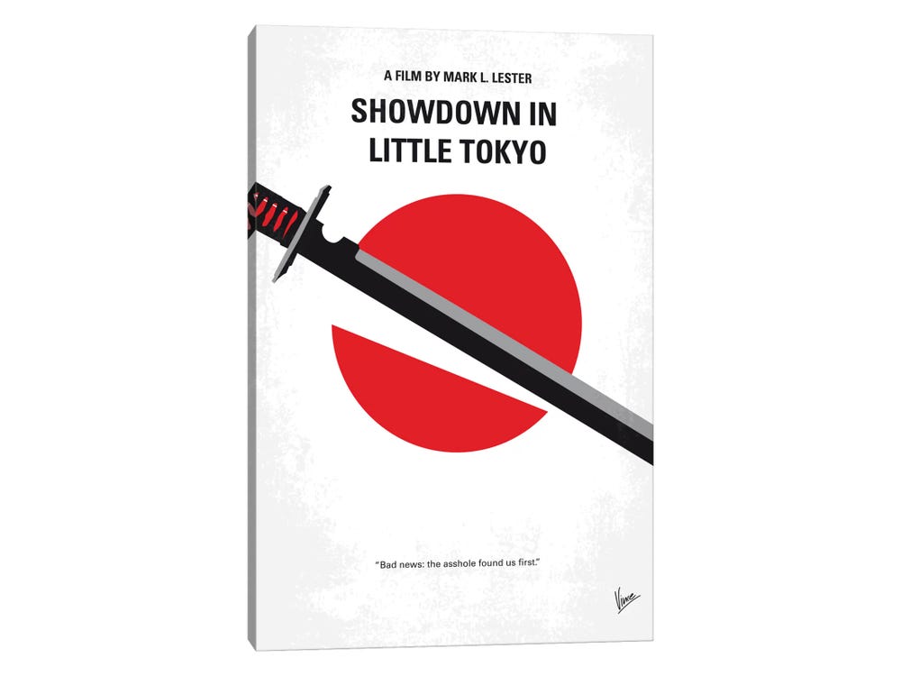 Showdown In Little Tokyo Minimal Movie Poster - Art Print