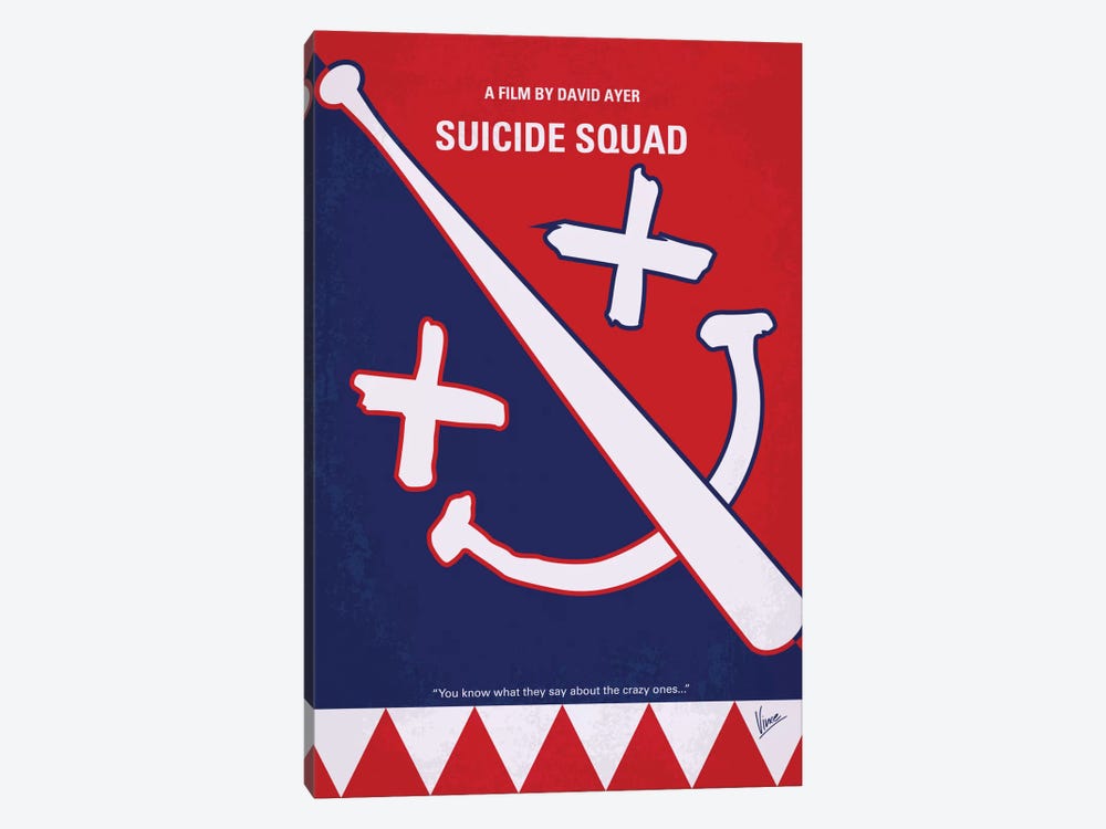 Suicide Squad Minimal Movie Poster by Chungkong 1-piece Art Print