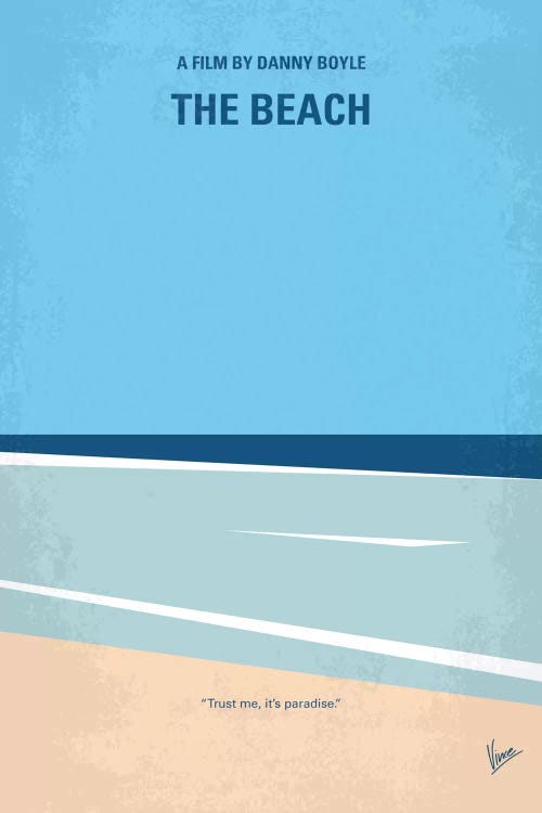 The Beach Minimal Movie Poster