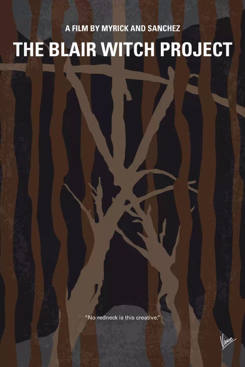 The Blair Witch Project Minimal Movie Poster by Chungkong wall art