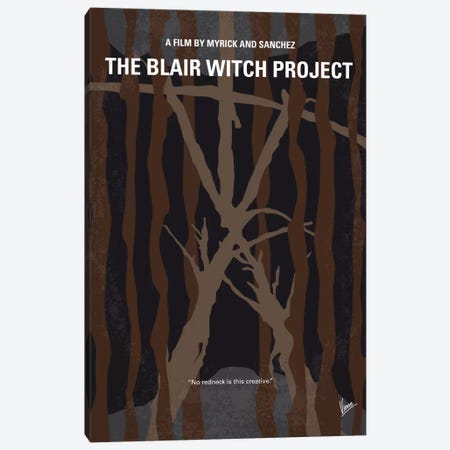 The Blair Witch Project Minimal Movie Poster Canvas Print #CKG640} by Chungkong Art Print
