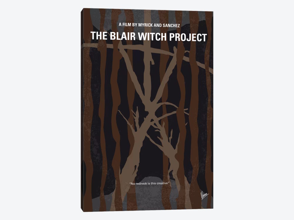 The Blair Witch Project Minimal Movie Poster by Chungkong 1-piece Canvas Print