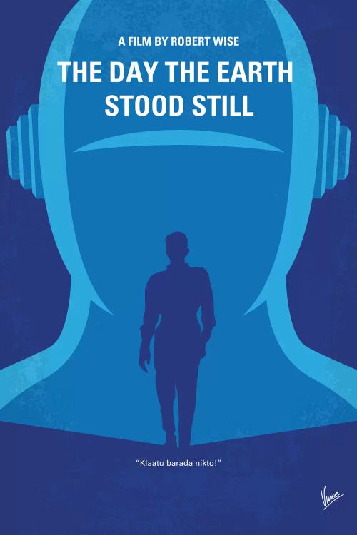 The Day The Earth Stood Still Minimal Movie Poster