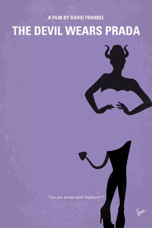 The Devil Wears Prada Minimal Movie Poster