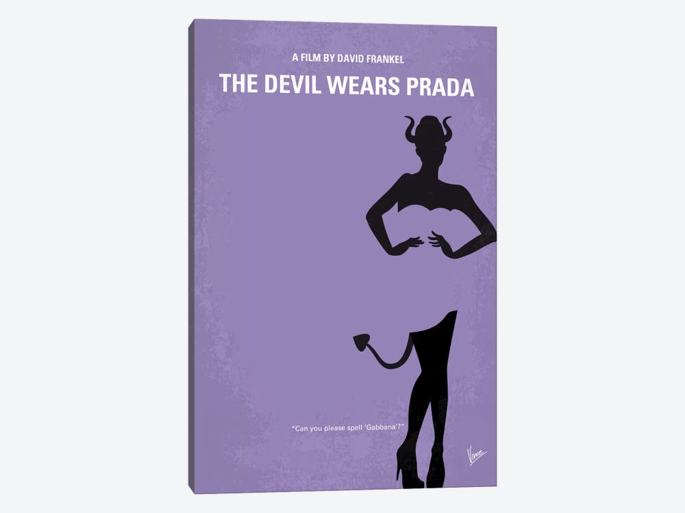 The Devil Wears Prada Minimal Movie Poster by Chungkong 1-piece Art Print
