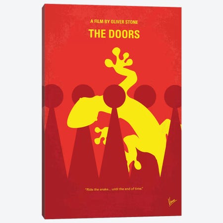 The Doors Minimal Movie Poster Canvas Print #CKG647} by Chungkong Canvas Artwork