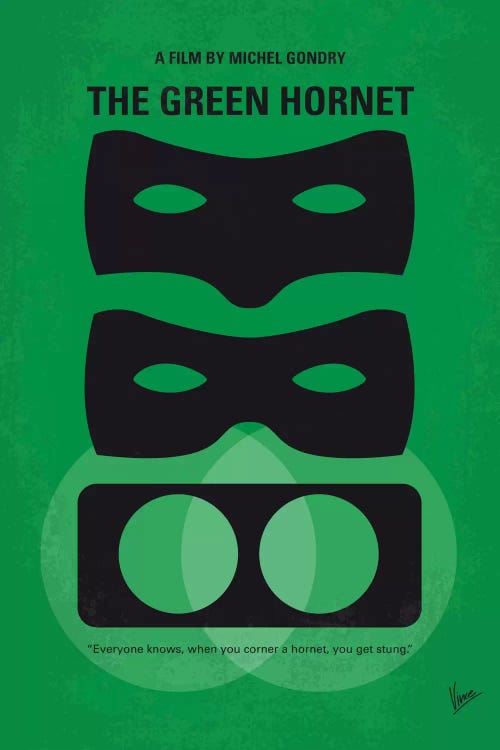 The Green Hornet Minimal Movie Poster