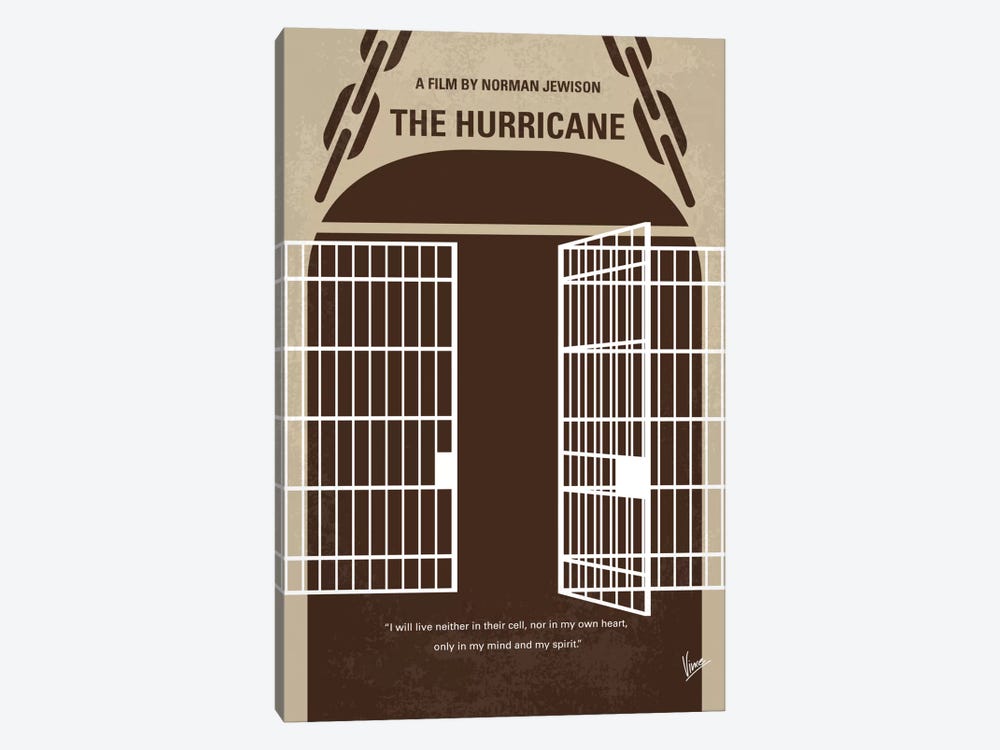 The Hurricane Minimal Movie Poster by Chungkong 1-piece Art Print