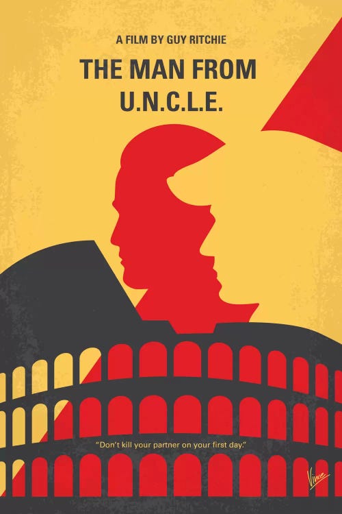 The Man From U.N.C.L.E. Minimal Movie Poster