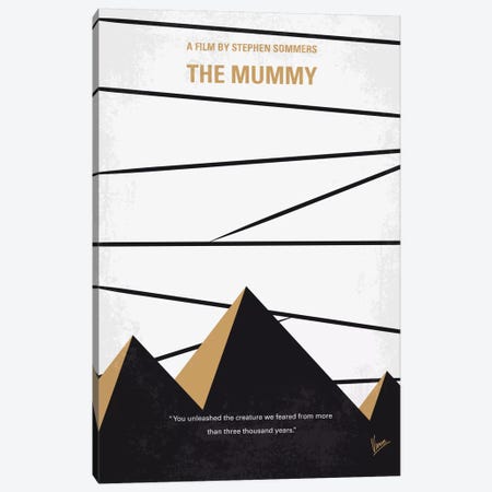 The Mummy Minimal Movie Poster Canvas Print #CKG662} by Chungkong Art Print
