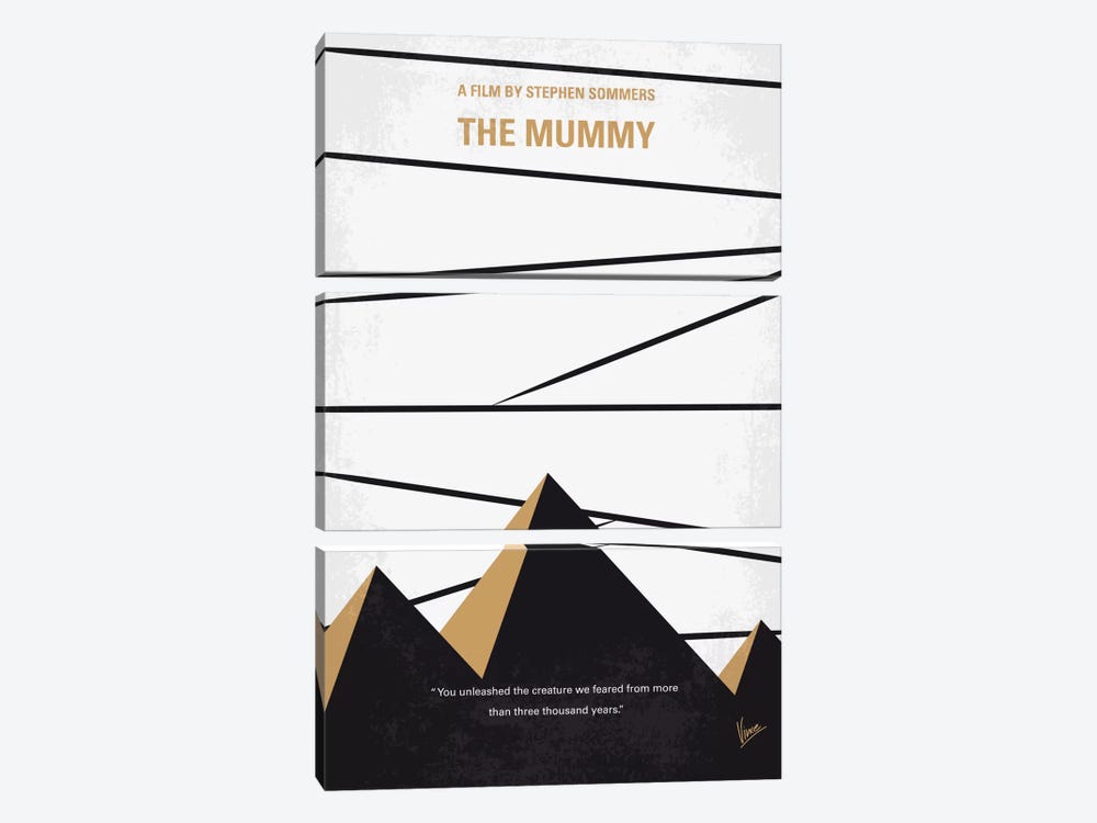 The Mummy Minimal Movie Poster by Chungkong 3-piece Art Print