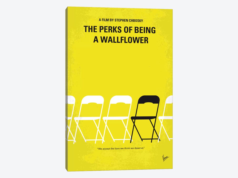 The Perks Of Being A Wallflower Minimal Movie Poster by Chungkong 1-piece Canvas Print