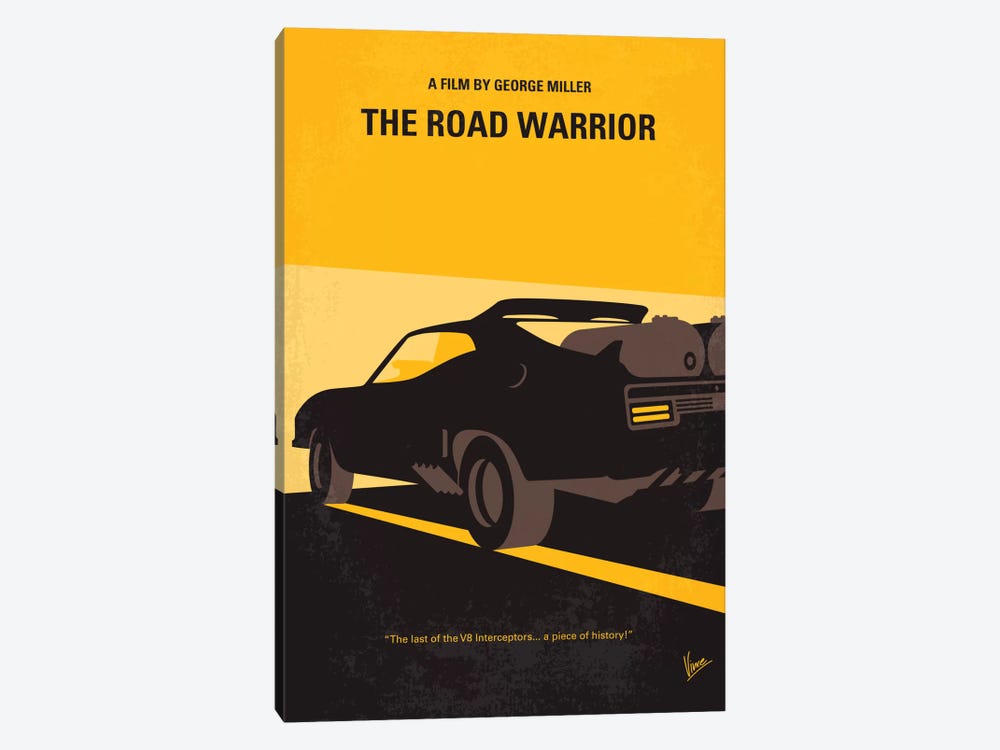 Mad Max 2 (The Road Warrior) Minimal Movie Poster by Chungkong 1-piece Art Print