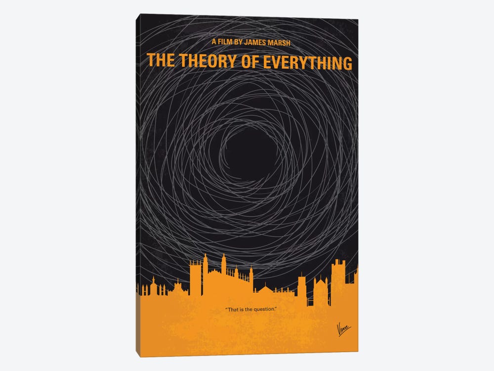 The Theory Of Everything Minimal Movie Poster by Chungkong 1-piece Art Print
