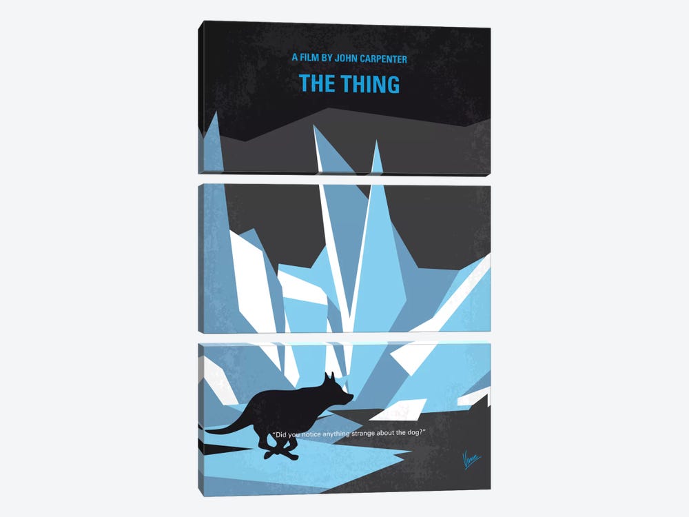 The Thing Minimal Movie Poster by Chungkong 3-piece Canvas Wall Art
