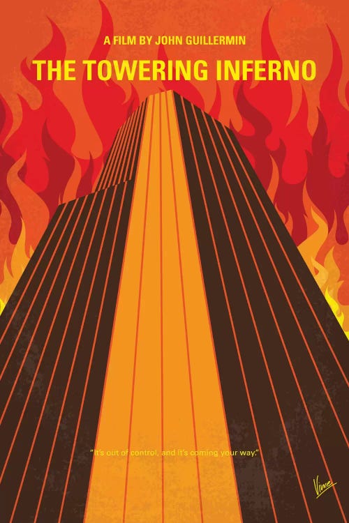 The Towering Inferno Minimal Movie Poster