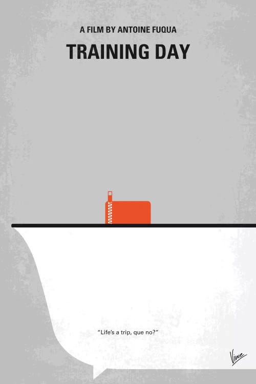 Training Day Minimal Movie Poster