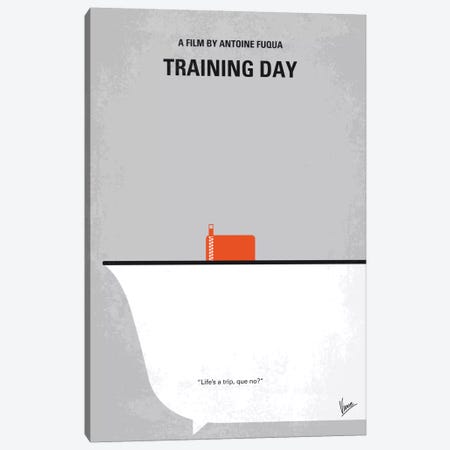 Training Day Minimal Movie Poster Canvas Print #CKG682} by Chungkong Art Print