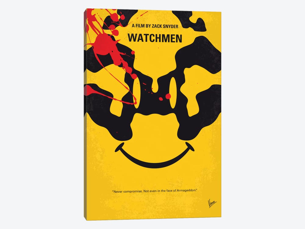 Watchmen Minimal Movie Poster by Chungkong 1-piece Canvas Art