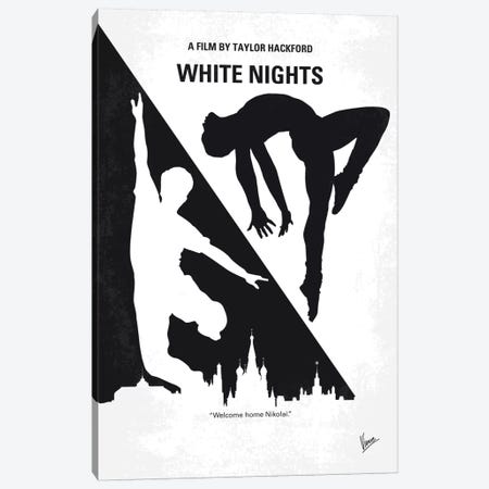 White Nights Minimal Movie Poster Canvas Print #CKG692} by Chungkong Canvas Artwork