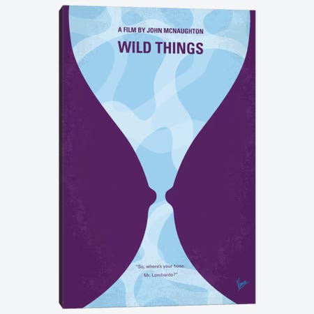 Wild Things Minimal Movie Poster Canvas Print #CKG693} by Chungkong Canvas Artwork