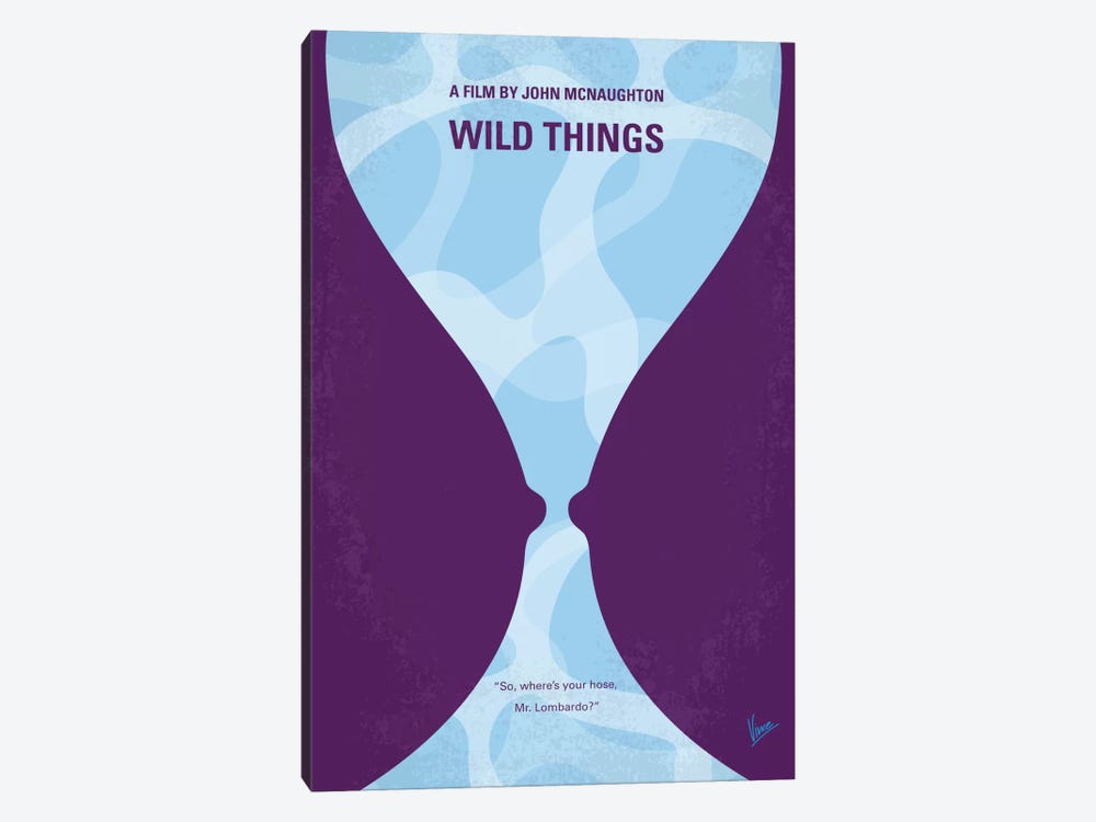 Wild Things Minimal Movie Poster by Chungkong 1-piece Canvas Print