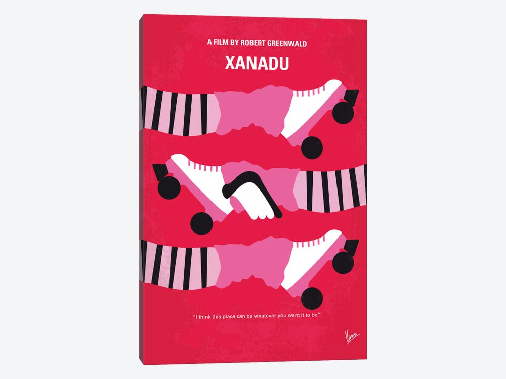 Xanadu Minimal Movie Poster by Chungkong 1-piece Canvas Artwork