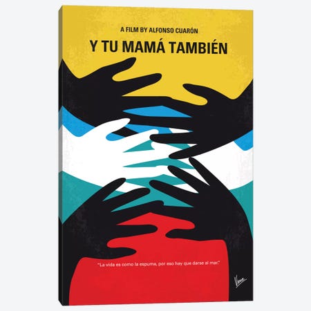 Y Tu Mama Tambien Minimal Movie Poster Canvas Print #CKG695} by Chungkong Canvas Print