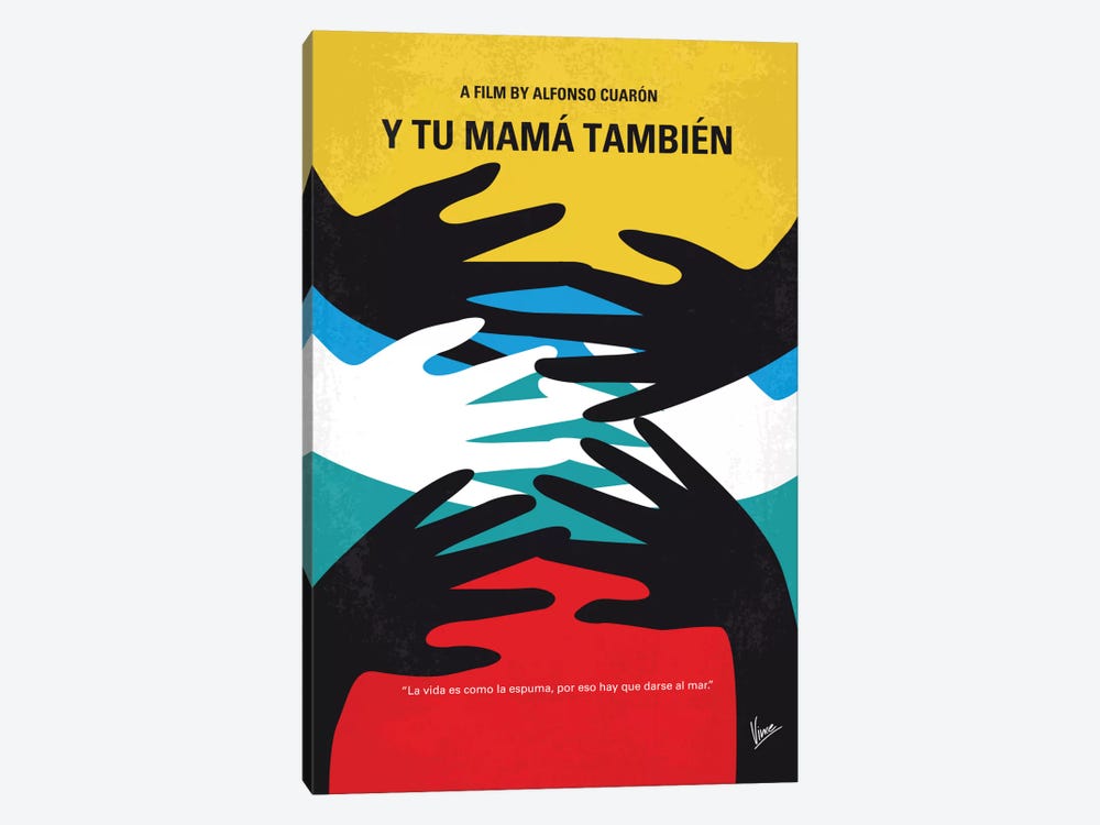 Y Tu Mama Tambien Minimal Movie Poster by Chungkong 1-piece Canvas Print