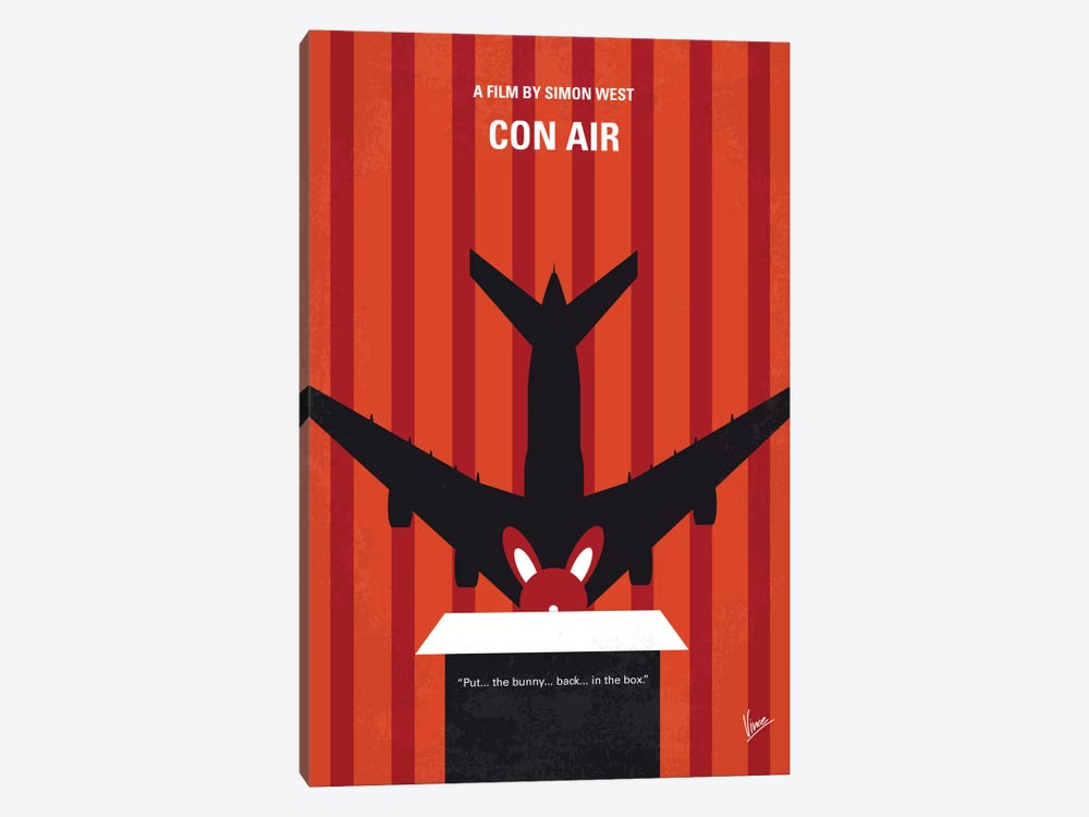 Con Air Minimal Movie Poster by Chungkong 1-piece Art Print