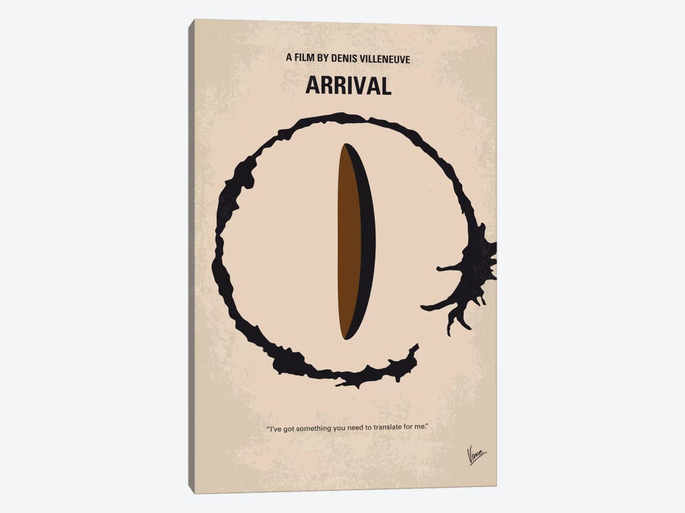 Arrival Minimal Movie Poster by Chungkong 1-piece Canvas Print