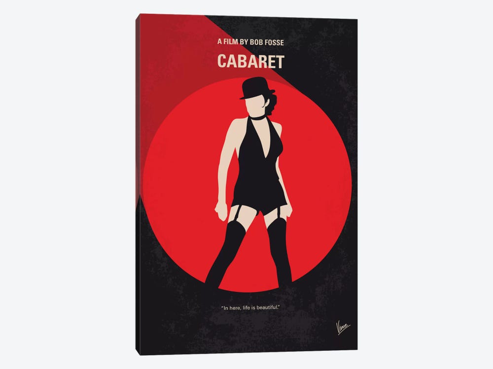 Cabaret Minimal Movie Poster by Chungkong 1-piece Canvas Wall Art