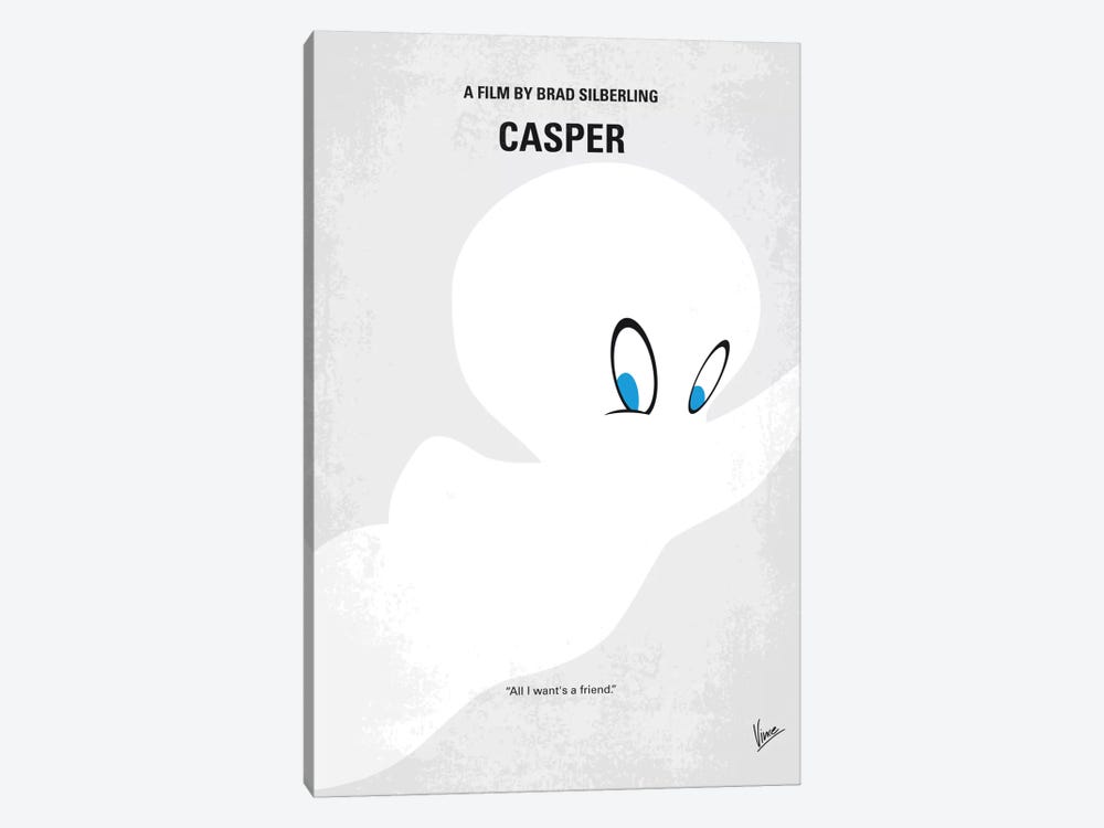 Casper Minimal Movie Poster 1-piece Art Print