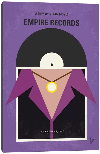 Empire Records Minimal Movie Poster Canvas Art Print - Chungkong's Comedy Movie Posters