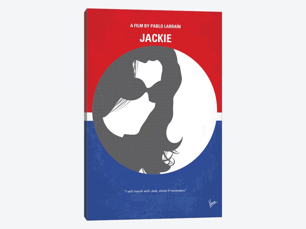 Jackie Minimal Movie Poster by Chungkong 1-piece Art Print