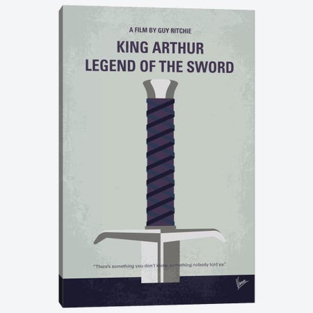 King Arthur: Legend Of The Sword Minimal Movie Poster Canvas Print #CKG727} by Chungkong Art Print